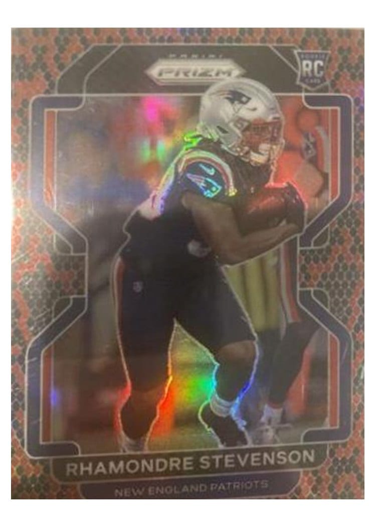 2021 Panini Prizm Base Set Rhamondre Stevenson #367 card