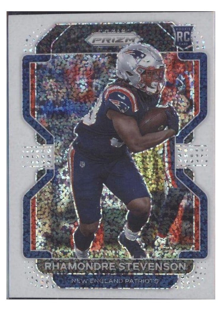 2021 Panini Prizm Base Set Rhamondre Stevenson #367 card