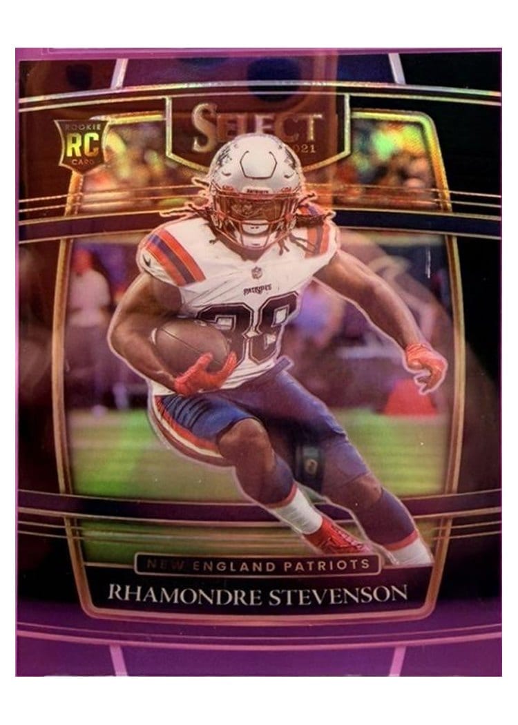 2021 Panini Select Rhamondre Stevenson #75 card
