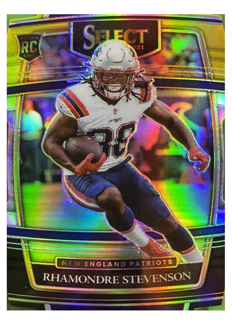 2021 Panini Select Rhamondre Stevenson #75 card