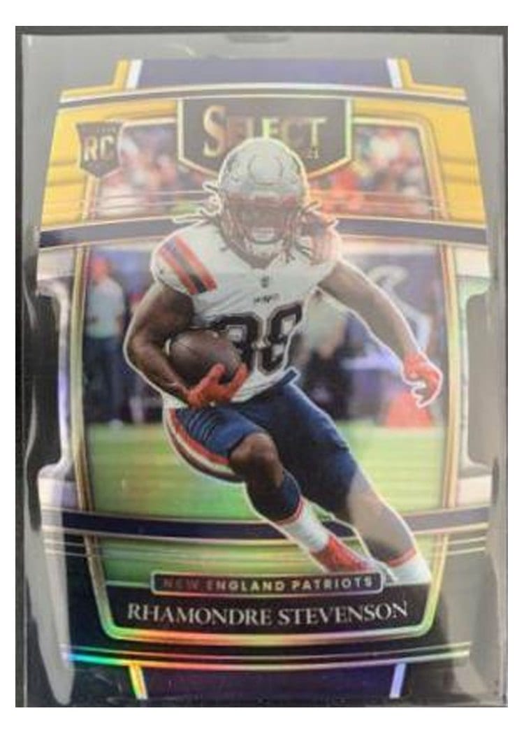 2021 Panini Select Rhamondre Stevenson #75 card