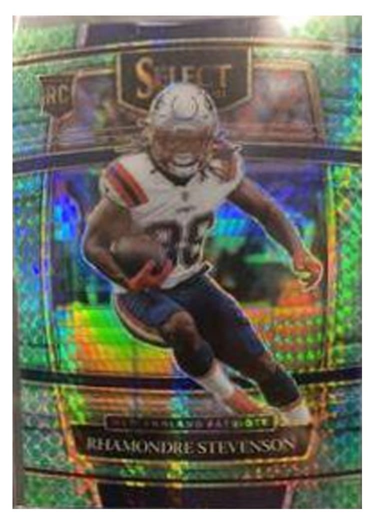 2021 Panini Select Rhamondre Stevenson #75 card