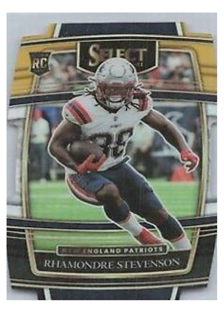 2021 Panini Select Rhamondre Stevenson #75 card