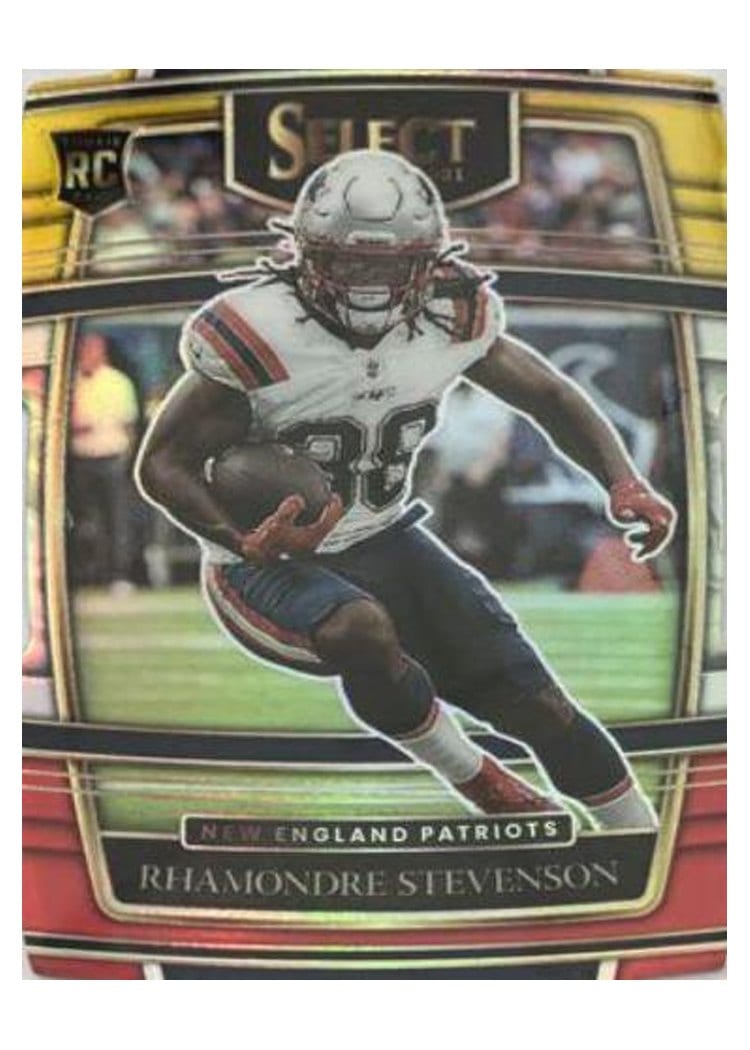 2021 Panini Select Rhamondre Stevenson #75 card