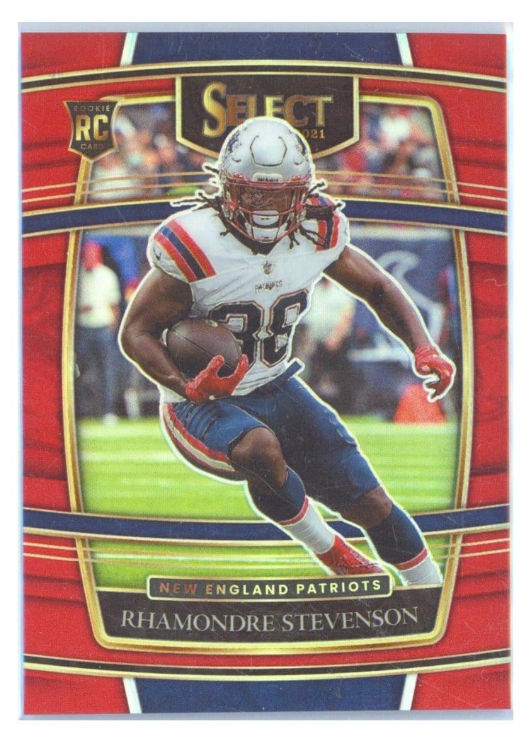 2021 Panini Select Rhamondre Stevenson #75 card