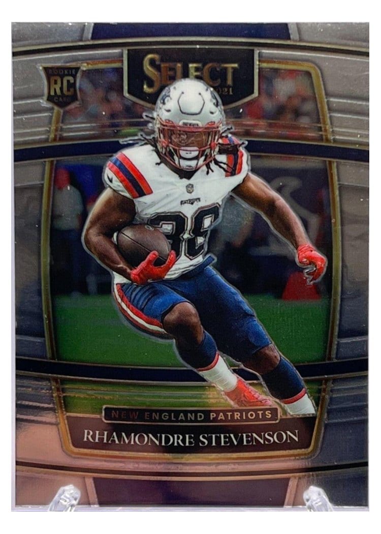 2021 Panini Select Rhamondre Stevenson #75 card