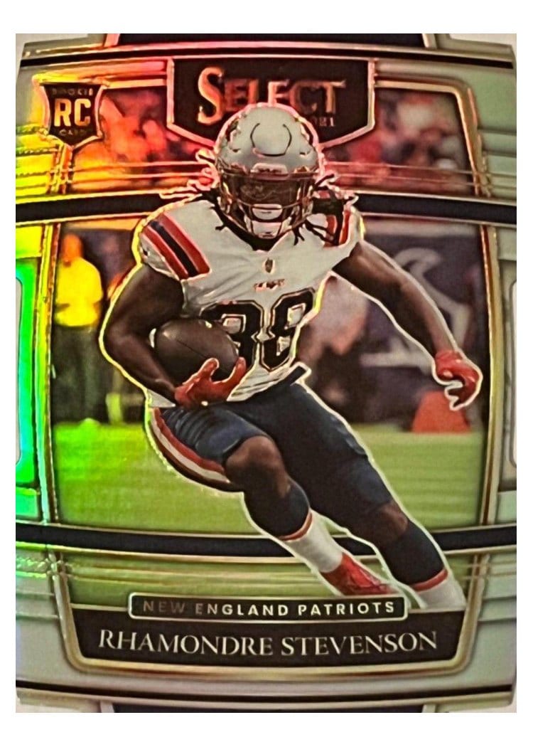 2021 Panini Select Rhamondre Stevenson #75 card