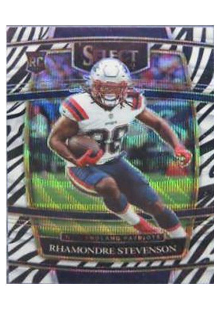 2021 Panini Select Rhamondre Stevenson #75 card