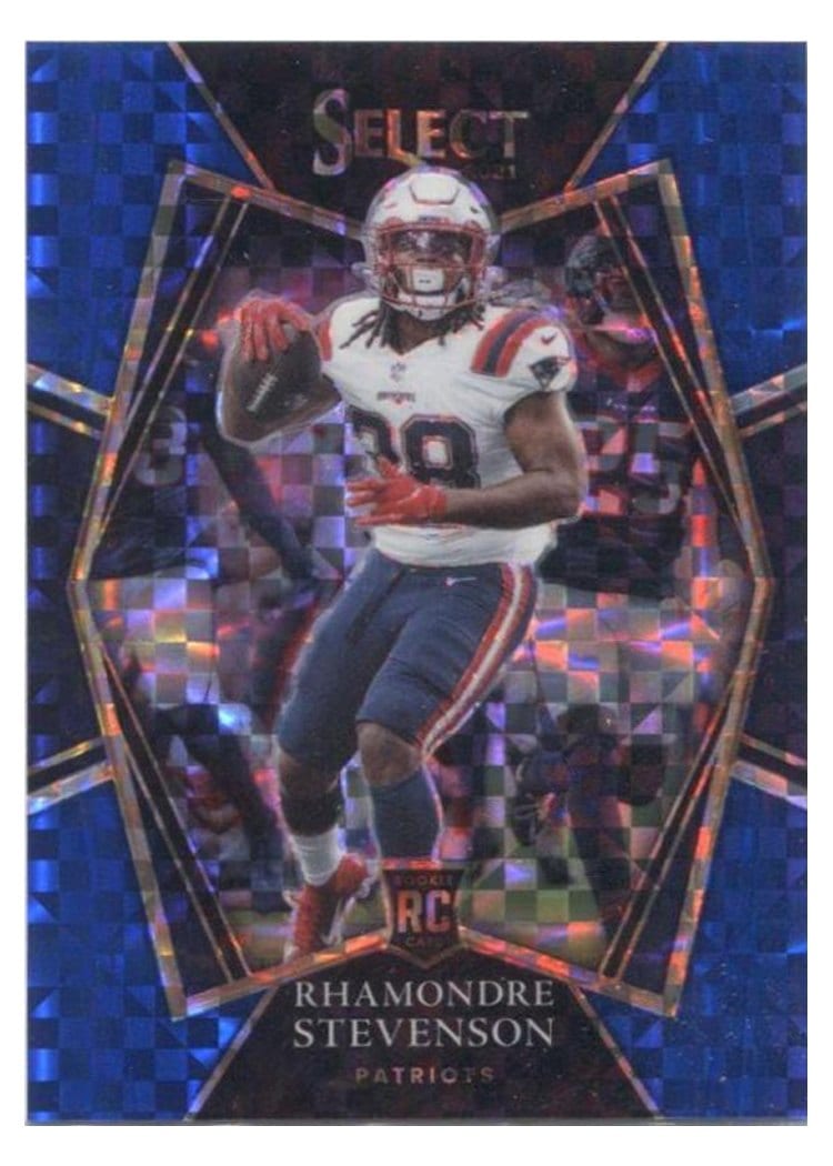 2021 Panini Select Base Set Rhamondre Stevenson #175 card
