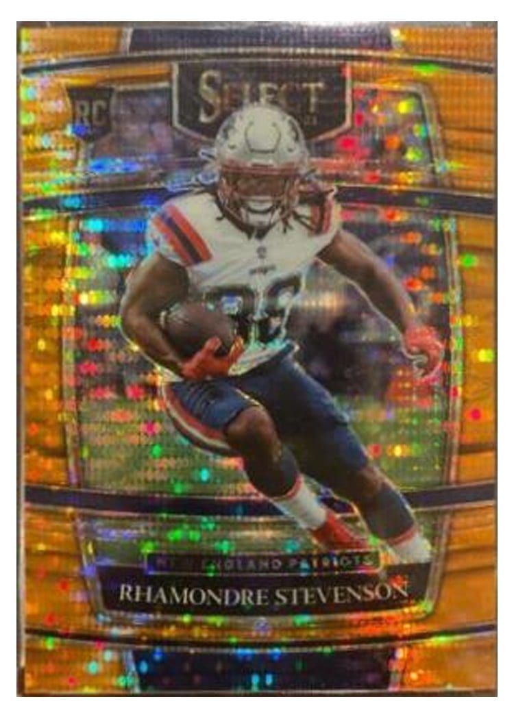 2021 Panini Select Base Set Rhamondre Stevenson #175 card