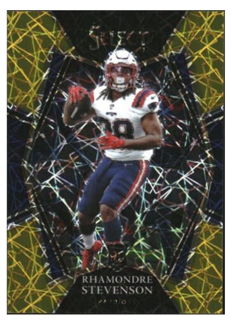 2021 Panini Select Base Set Rhamondre Stevenson #175 card