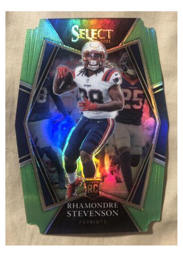 2021 Panini Select Base Set Rhamondre Stevenson #175 card