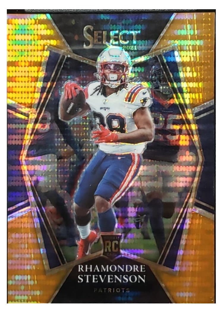 2021 Panini Select Base Set Rhamondre Stevenson #175 card