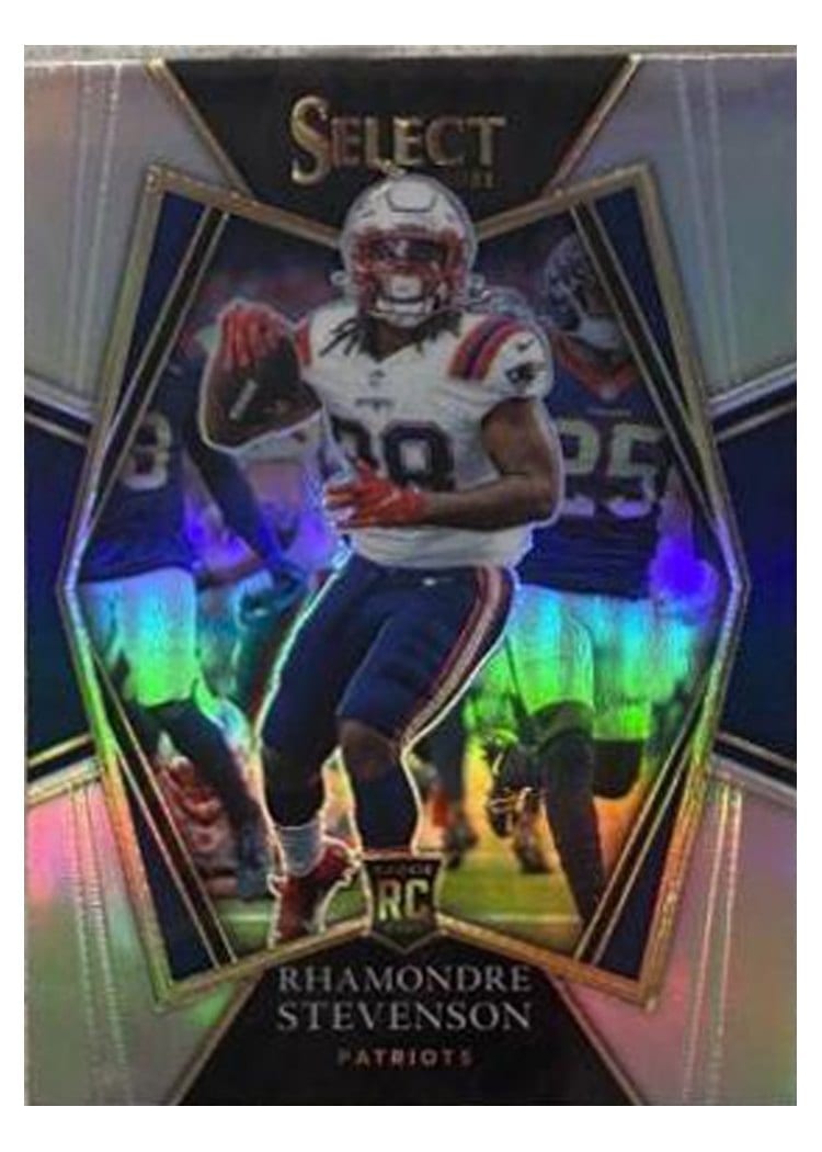 2021 Panini Select Base Set Rhamondre Stevenson #175 card