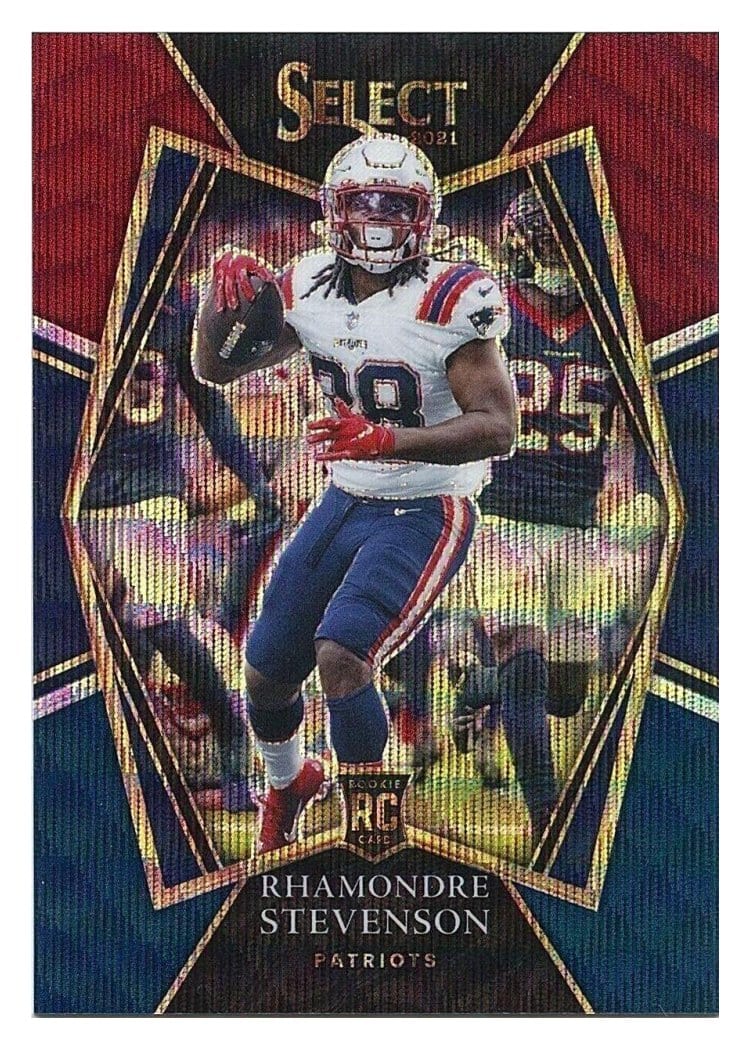 2021 Panini Select Base Set Rhamondre Stevenson #175 card
