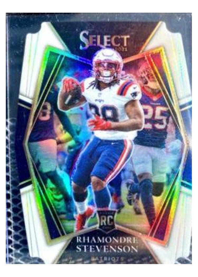 2021 Panini Select Base Set Rhamondre Stevenson #175 card
