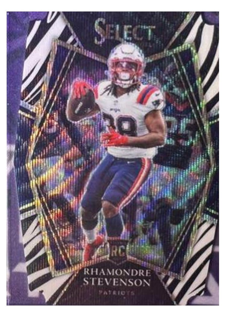 2021 Panini Select Base Set Rhamondre Stevenson #175 card