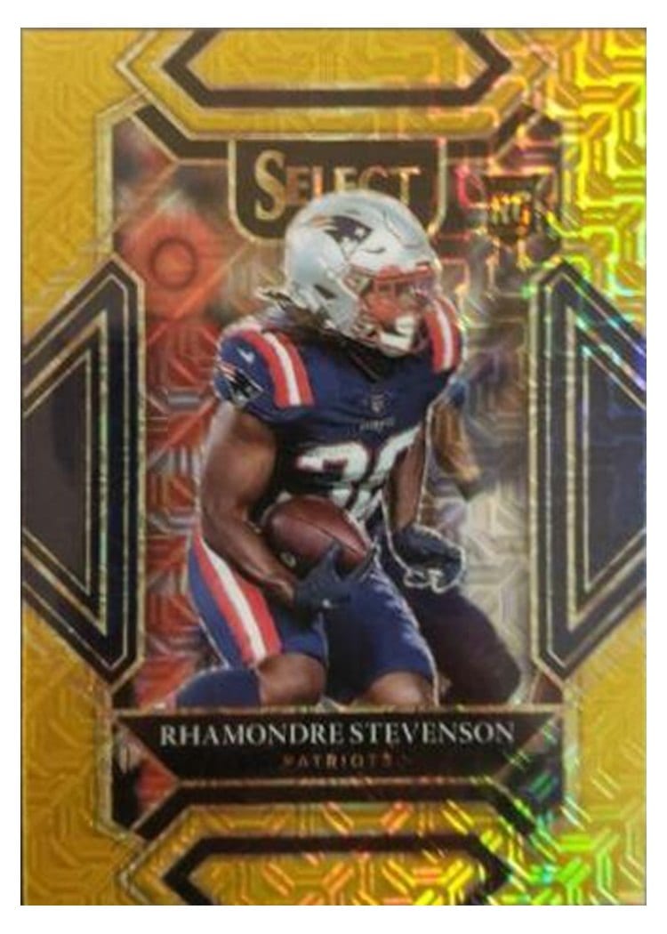 2021 Panini Select Base Set Rhamondre Stevenson #275 card