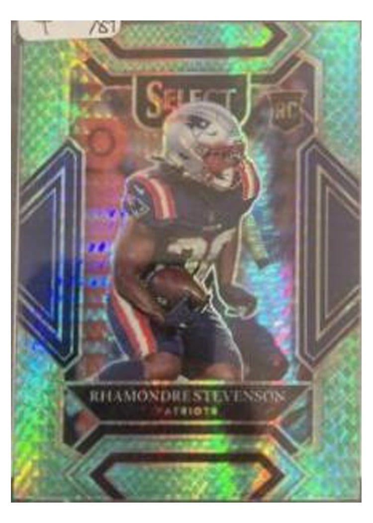2021 Panini Select Base Set Rhamondre Stevenson #275 card