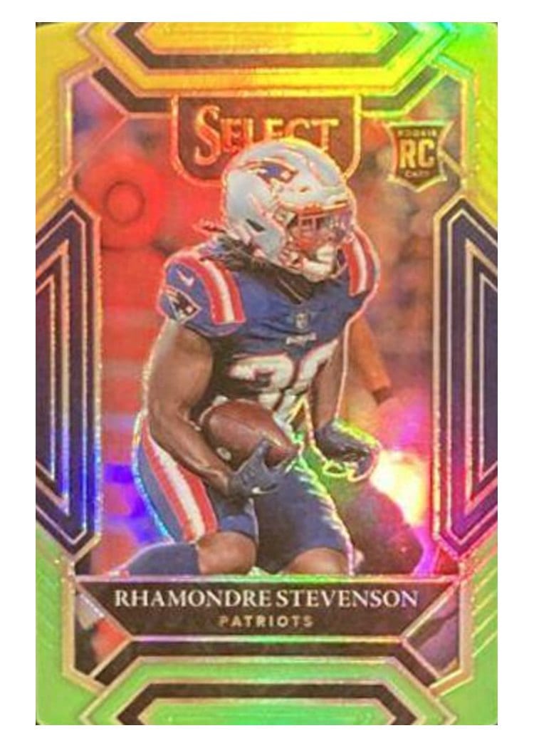 2021 Panini Select Base Set Rhamondre Stevenson #275 card