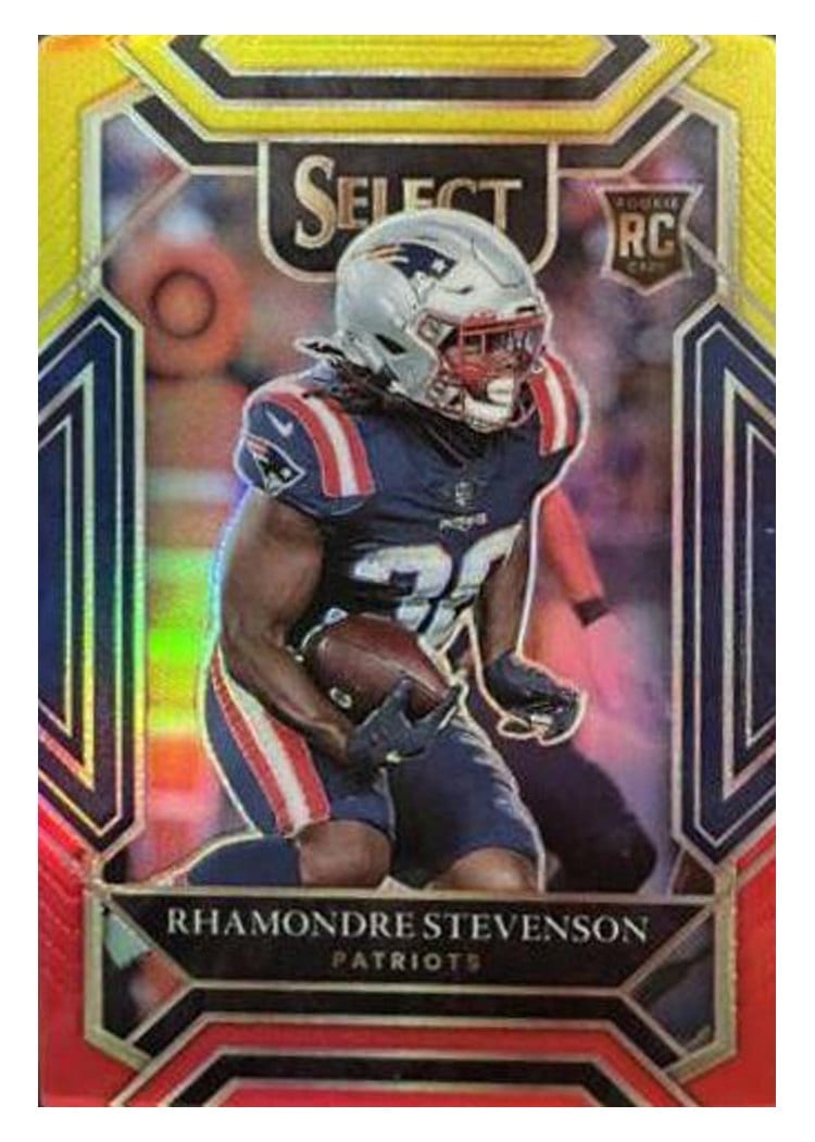 2021 Panini Select Base Set Rhamondre Stevenson #275 card