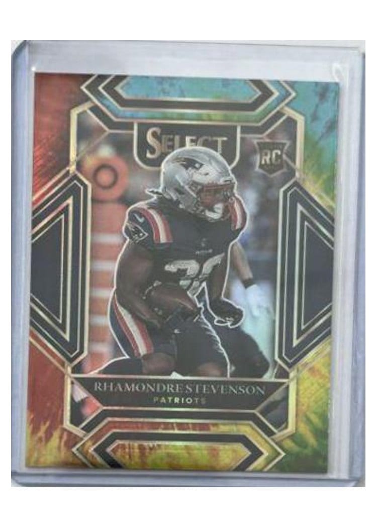 2021 Panini Select Base Set Rhamondre Stevenson #275 card