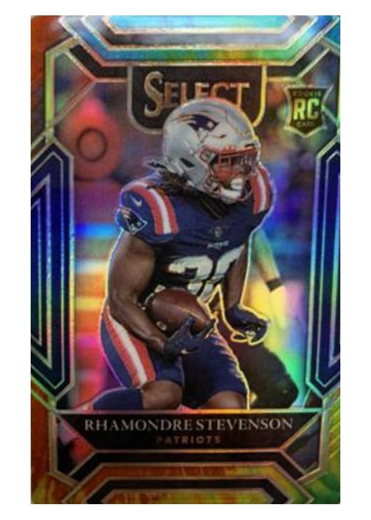2021 Panini Select Base Set Rhamondre Stevenson #275 card