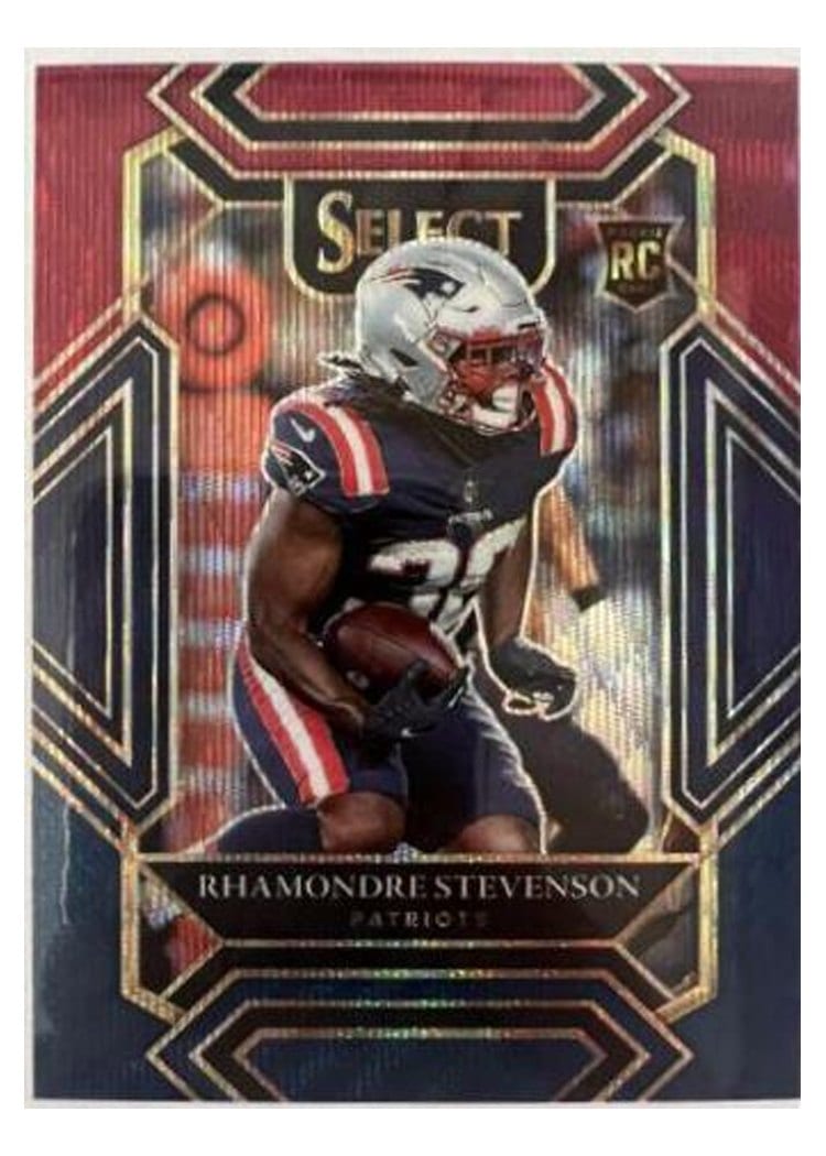 2021 Panini Select Base Set Rhamondre Stevenson #275 card
