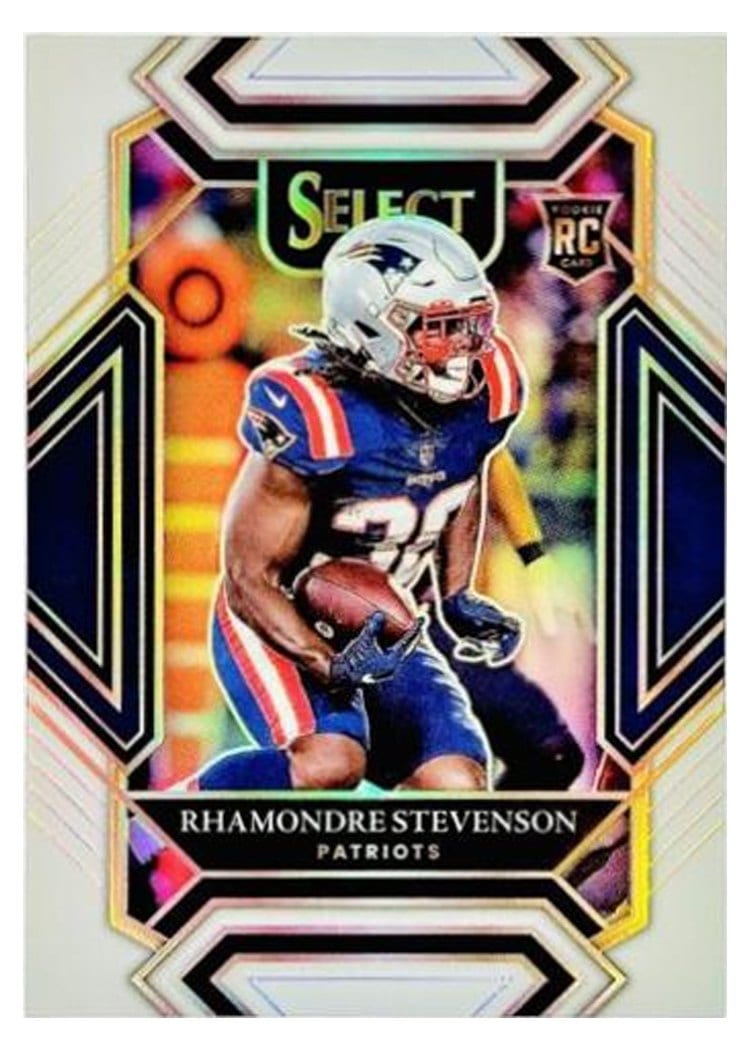 2021 Panini Select Base Set Rhamondre Stevenson #275 card