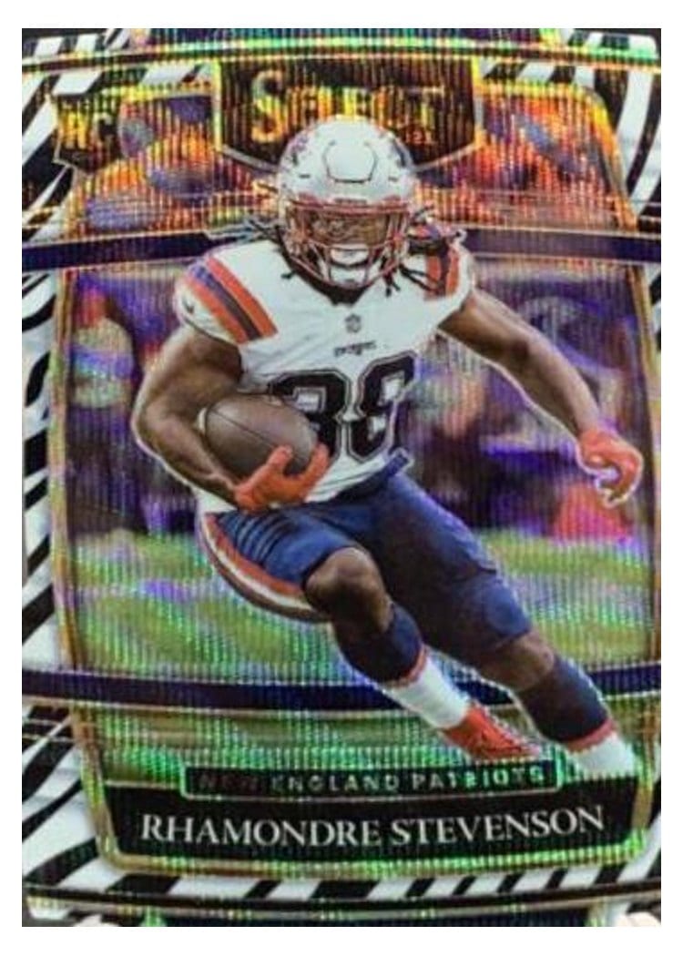 2021 Panini Select Base Set Rhamondre Stevenson #275 card