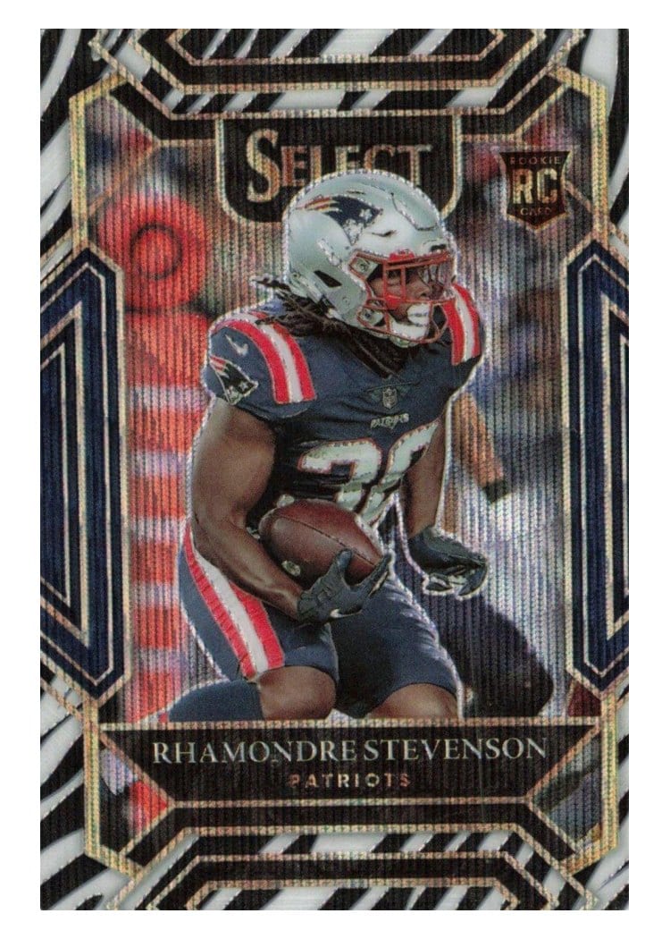 2021 Panini Select Base Set Rhamondre Stevenson #275 card