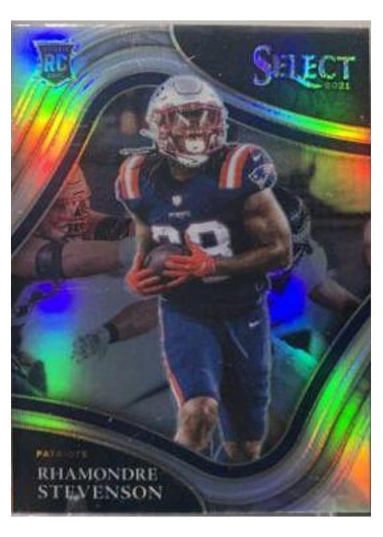 2021 Panini Select Base Set Rhamondre Stevenson #375 card