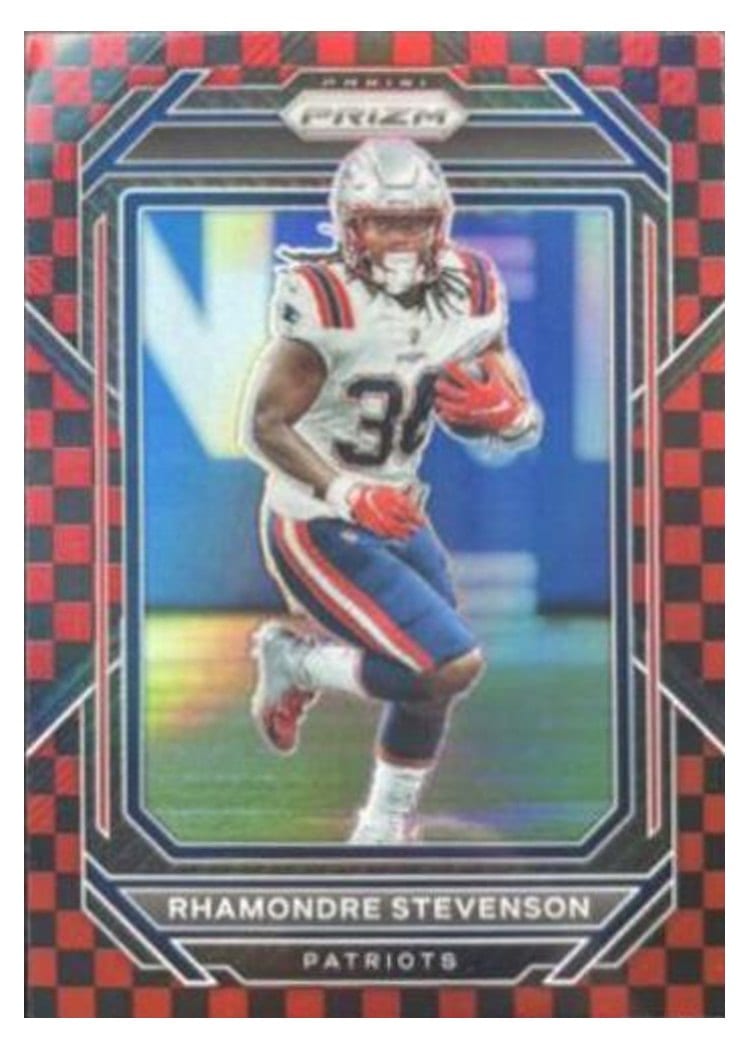 2022 Panini Prizm Base Set Rhamondre Stevenson #199 card