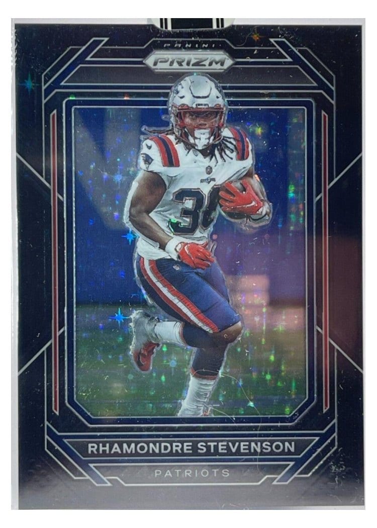 2022 Panini Prizm Base Set Rhamondre Stevenson #199 card