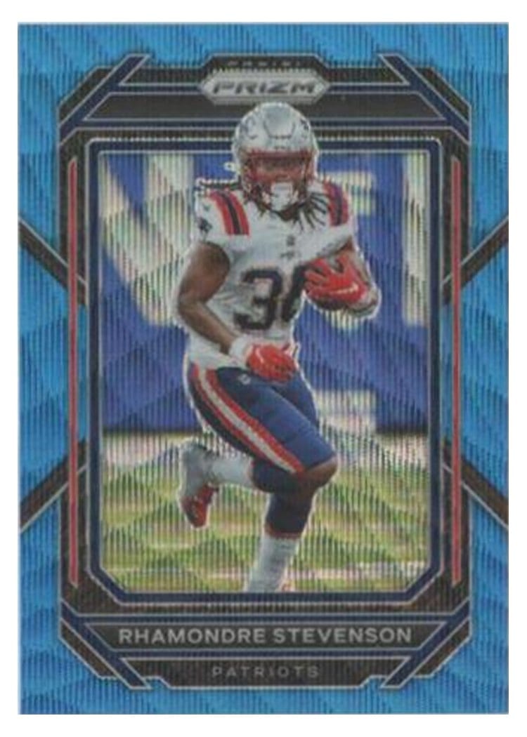 2022 Panini Prizm Base Set Rhamondre Stevenson #199 card