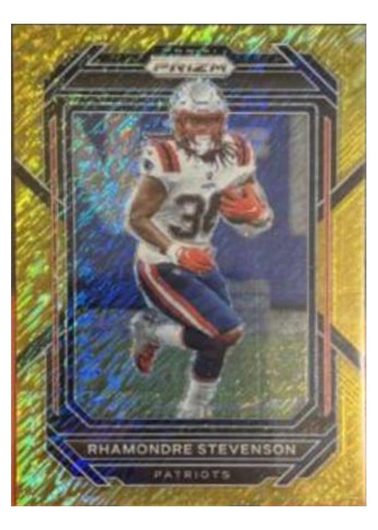 2022 Panini Prizm Base Set Rhamondre Stevenson #199 card