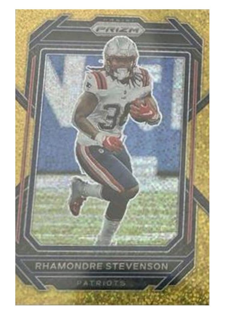 2022 Panini Prizm Base Set Rhamondre Stevenson #199 card