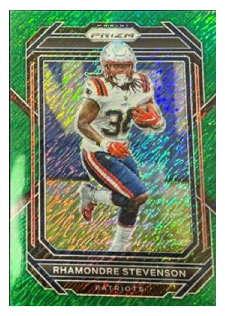 2022 Panini Prizm Base Set Rhamondre Stevenson #199 card