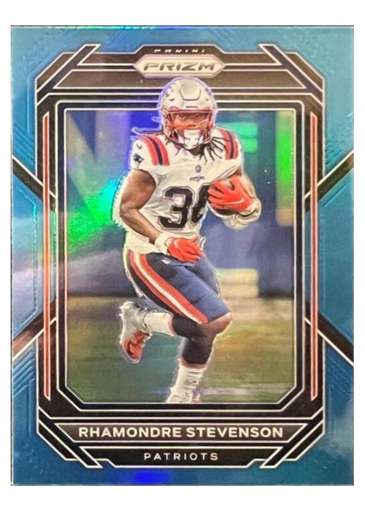2022 Panini Prizm Base Set Rhamondre Stevenson #199 card