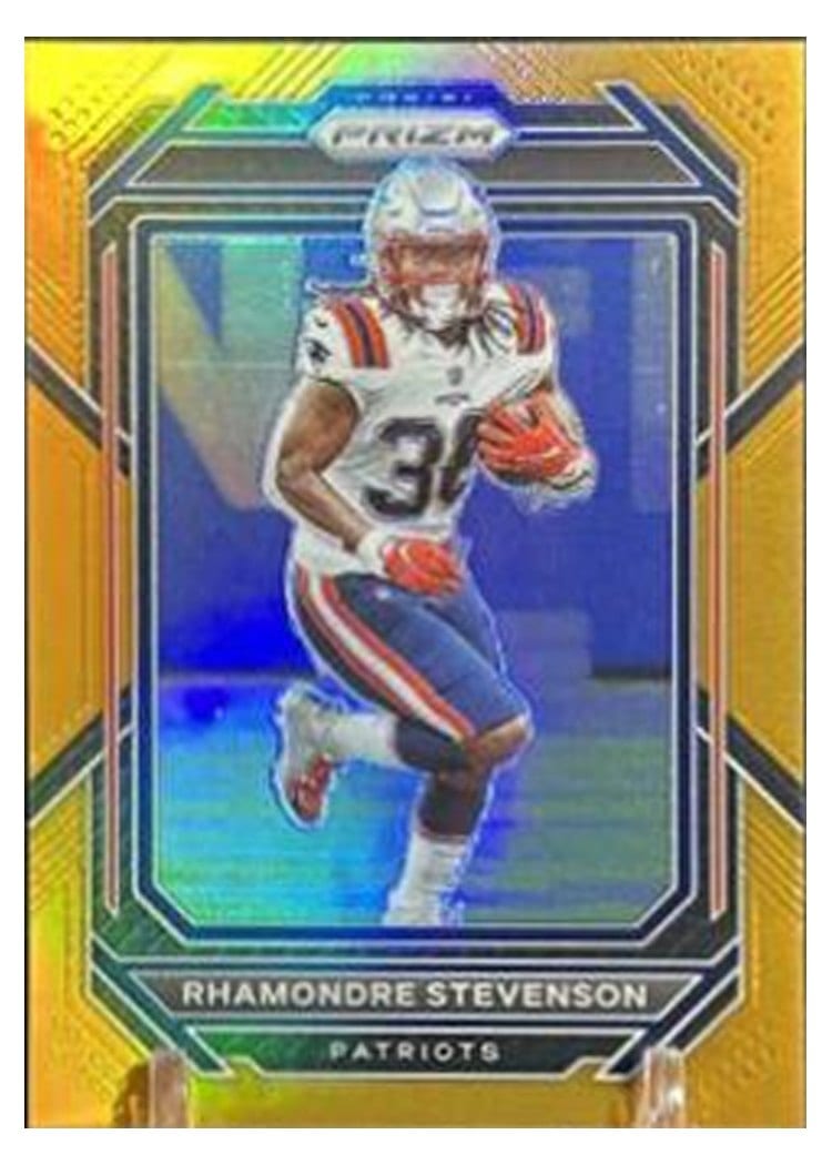 2022 Panini Prizm Base Set Rhamondre Stevenson #199 card