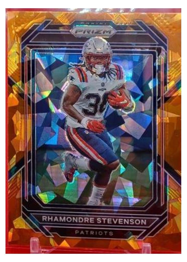 2022 Panini Prizm Base Set Rhamondre Stevenson #199 card