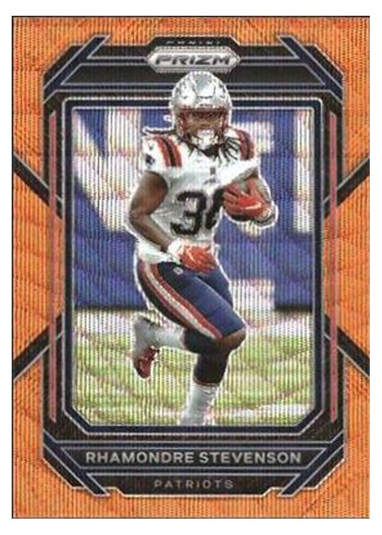 2022 Panini Prizm Base Set Rhamondre Stevenson #199 card