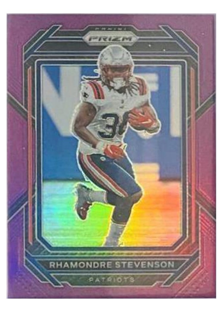 2022 Panini Prizm Base Set Rhamondre Stevenson #199 card
