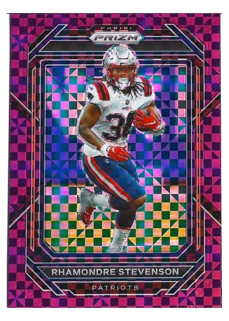 2022 Panini Prizm Base Set Rhamondre Stevenson #199 card