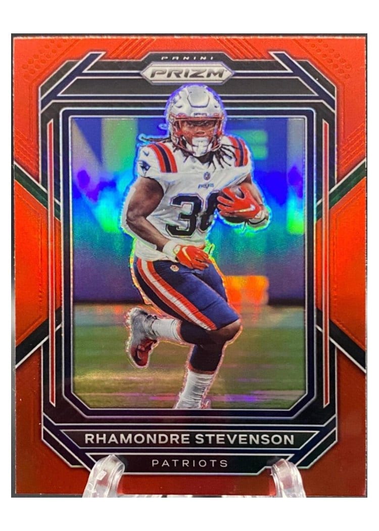2022 Panini Prizm Base Set Rhamondre Stevenson #199 card