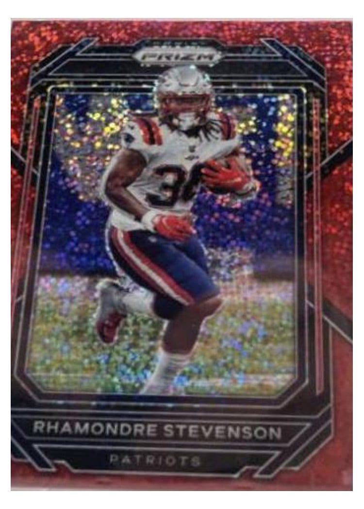 2022 Panini Prizm Base Set Rhamondre Stevenson #199 card