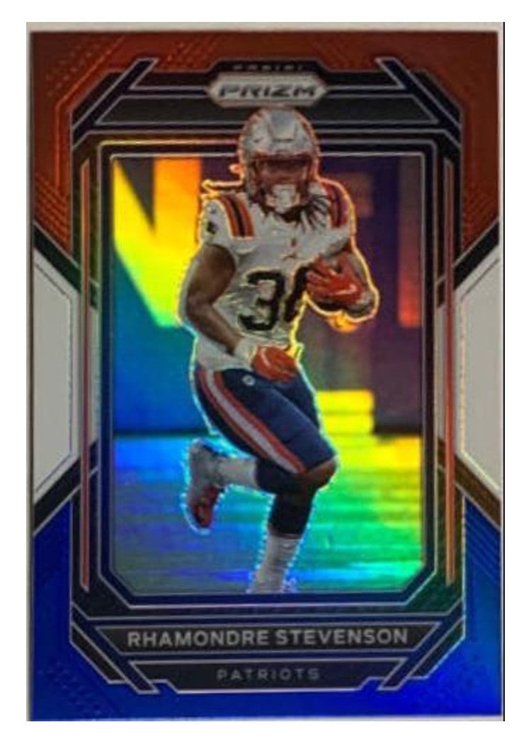 2022 Panini Prizm Base Set Rhamondre Stevenson #199 card