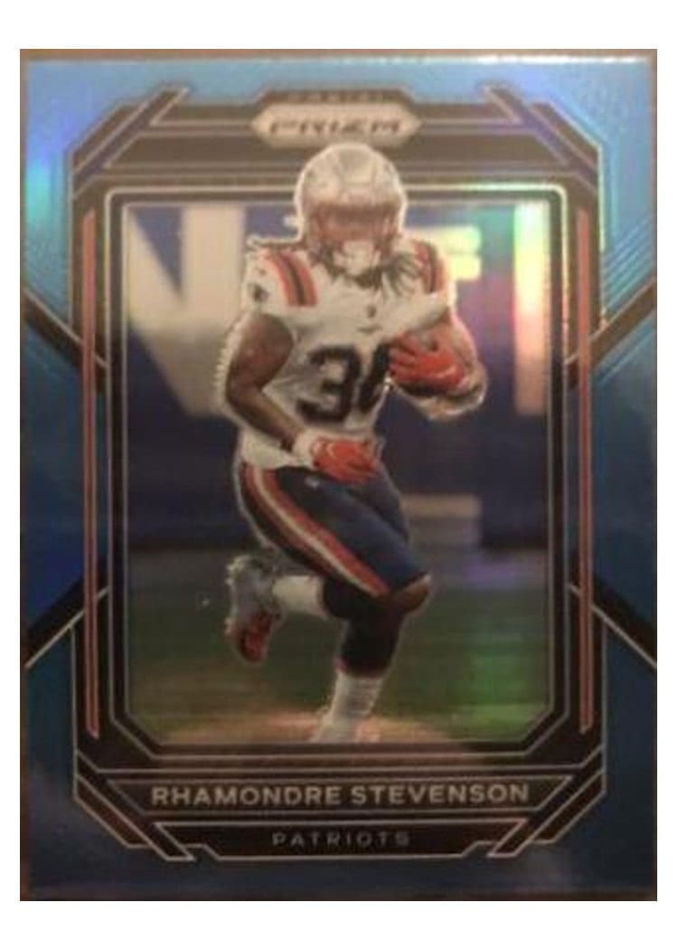 2022 Panini Prizm Base Set Rhamondre Stevenson #199 card