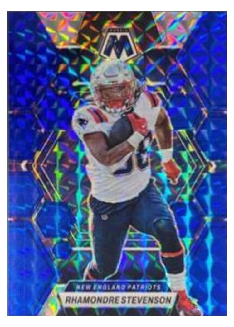 2023 Panini Mosaic Base Set Rhamondre Stevenson #161 card