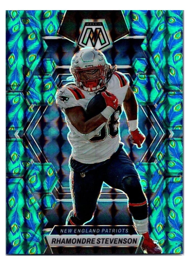 2023 Panini Mosaic Base Set Rhamondre Stevenson #161 card